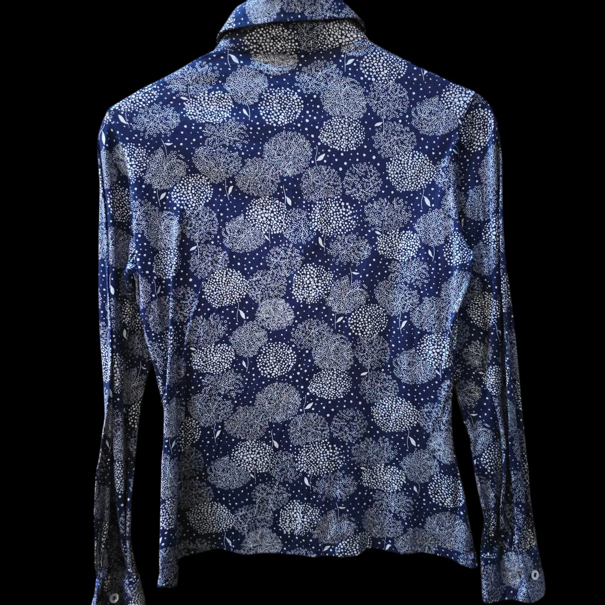 1970s Vintage Cotton Jersey Shirt S