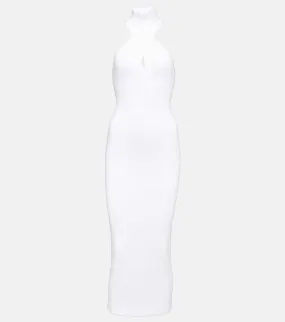 Alaia Halterneck bodycon midi dress