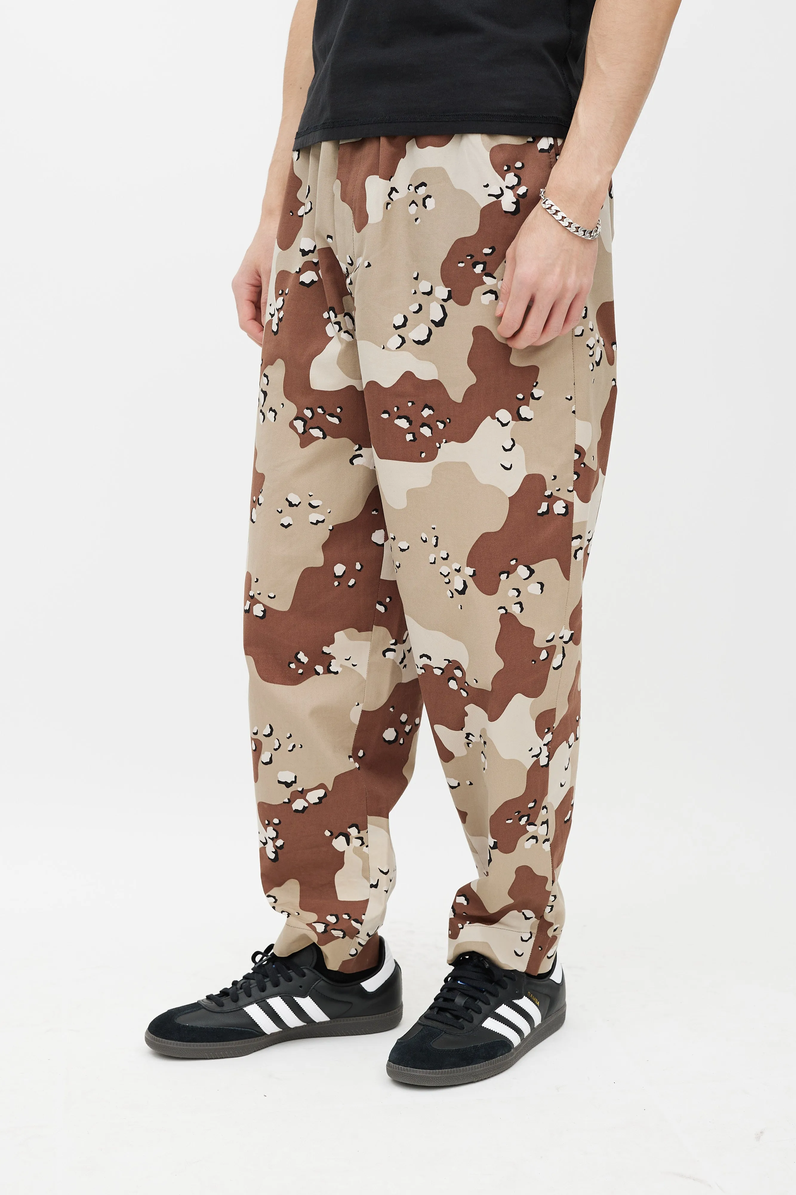 Beige & Brown Desert Camo Jogger Pant
