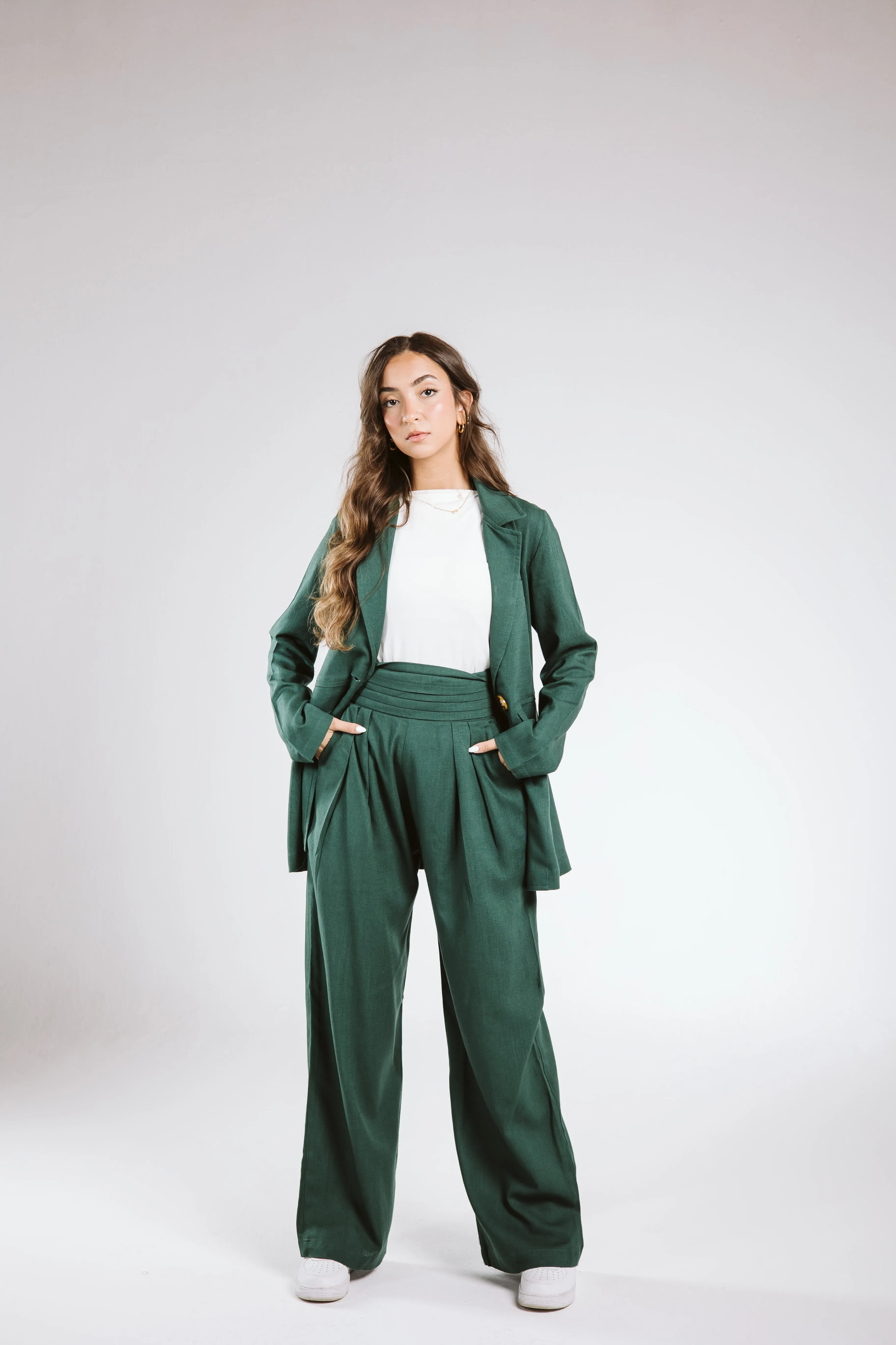 Blazer linen set