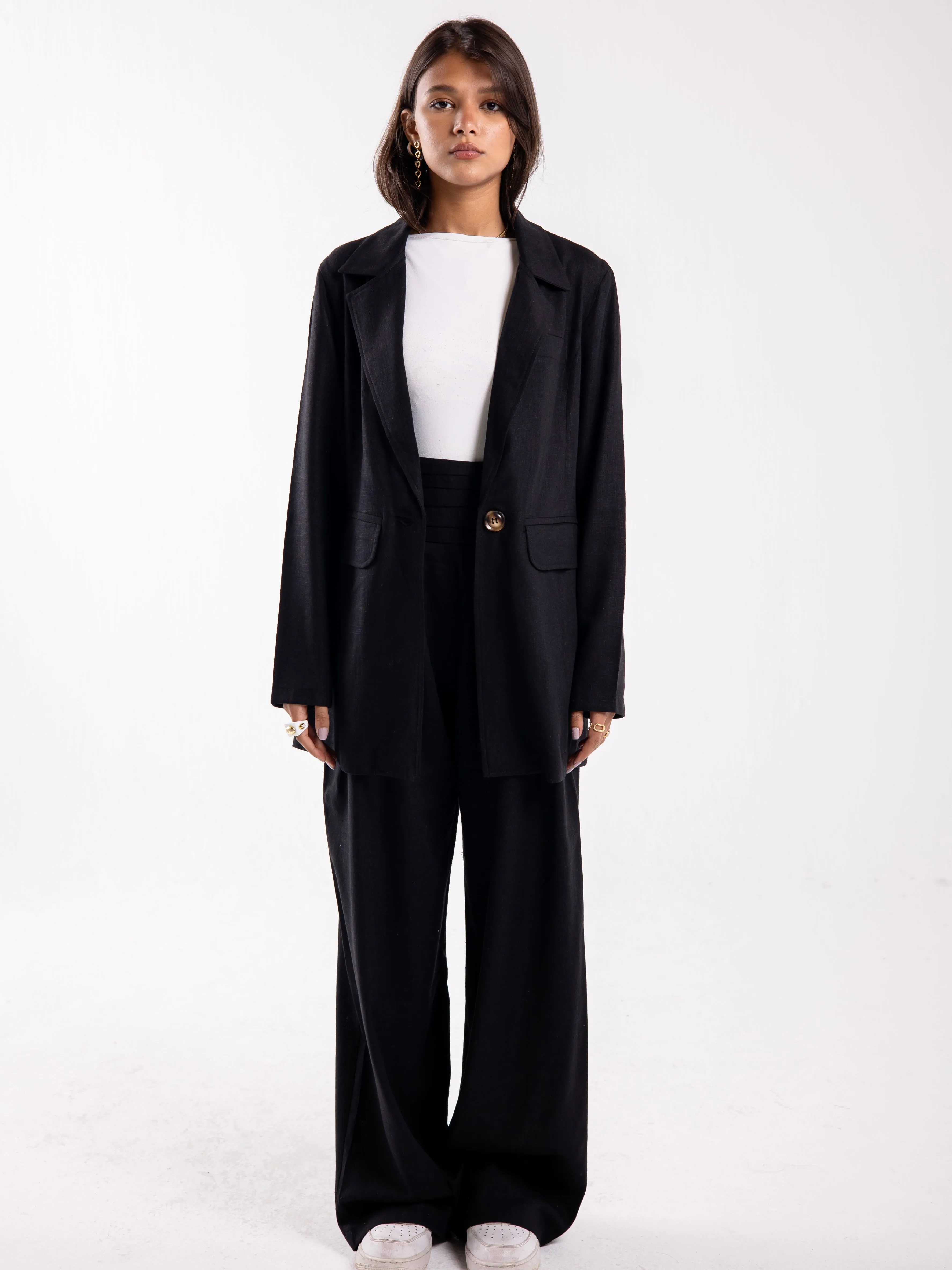 Blazer linen set