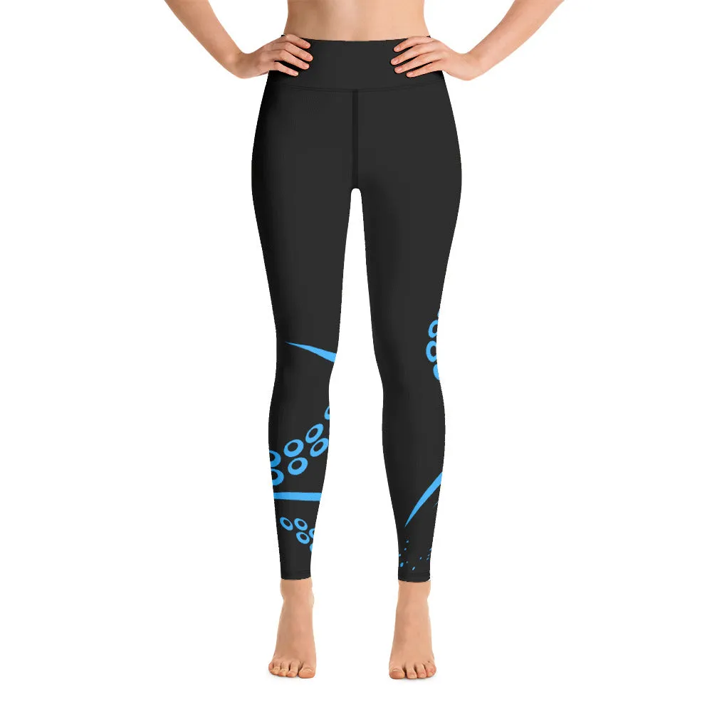 Bottom Time Eco-Friendly Dive Leggings, Octopus