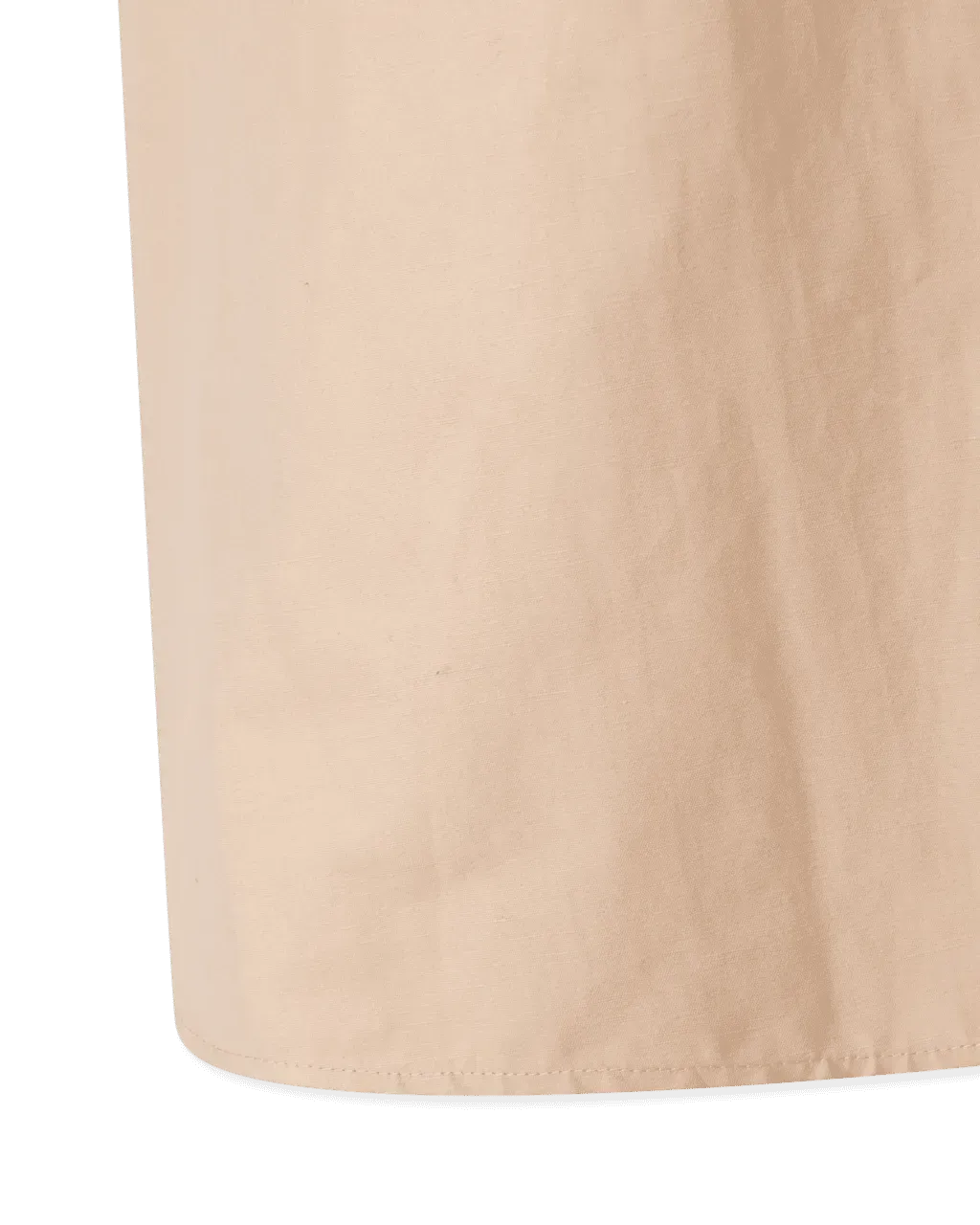 Coated Linen Sleeveless Long Dress
