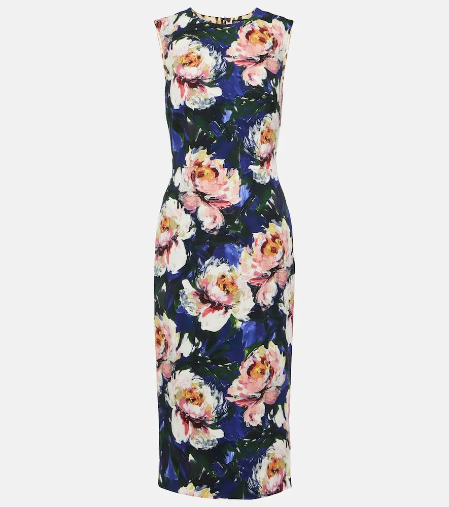 Dolce&Gabbana Floral cady midi dress
