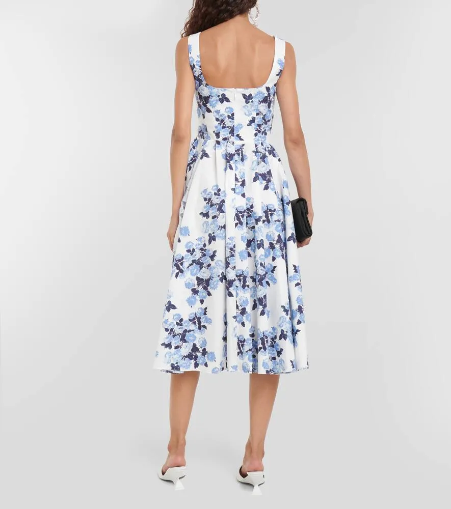 Emilia Wickstead Ariadna floral cotton poplin dress