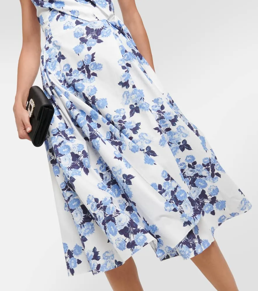 Emilia Wickstead Ariadna floral cotton poplin dress