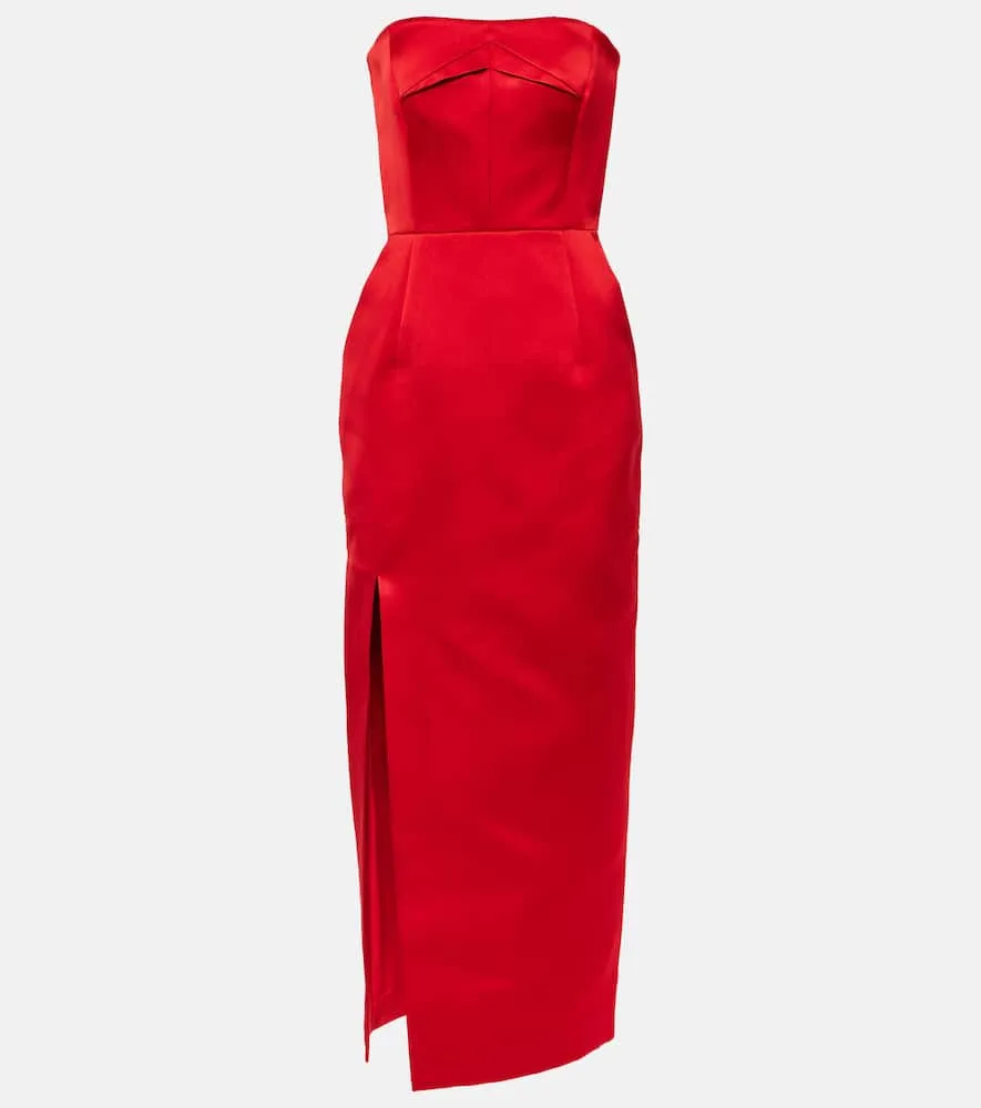 Emilia Wickstead Strapless midi dress