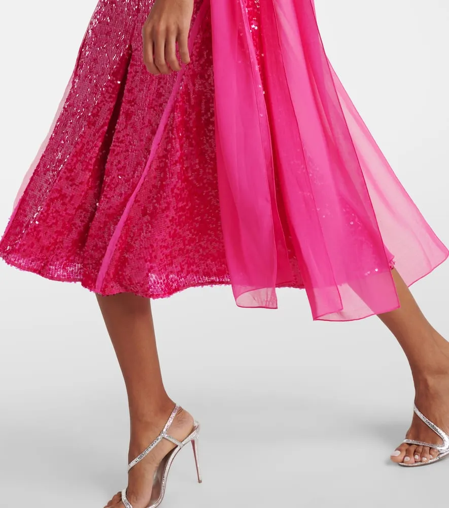 Erdem Sequined midi dress