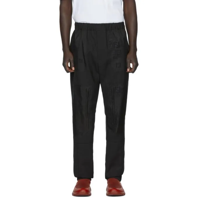 Fendi Black Wool Forever Fendi Trousers