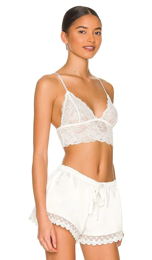 Free People Everyday Lace Bralette in Ivory