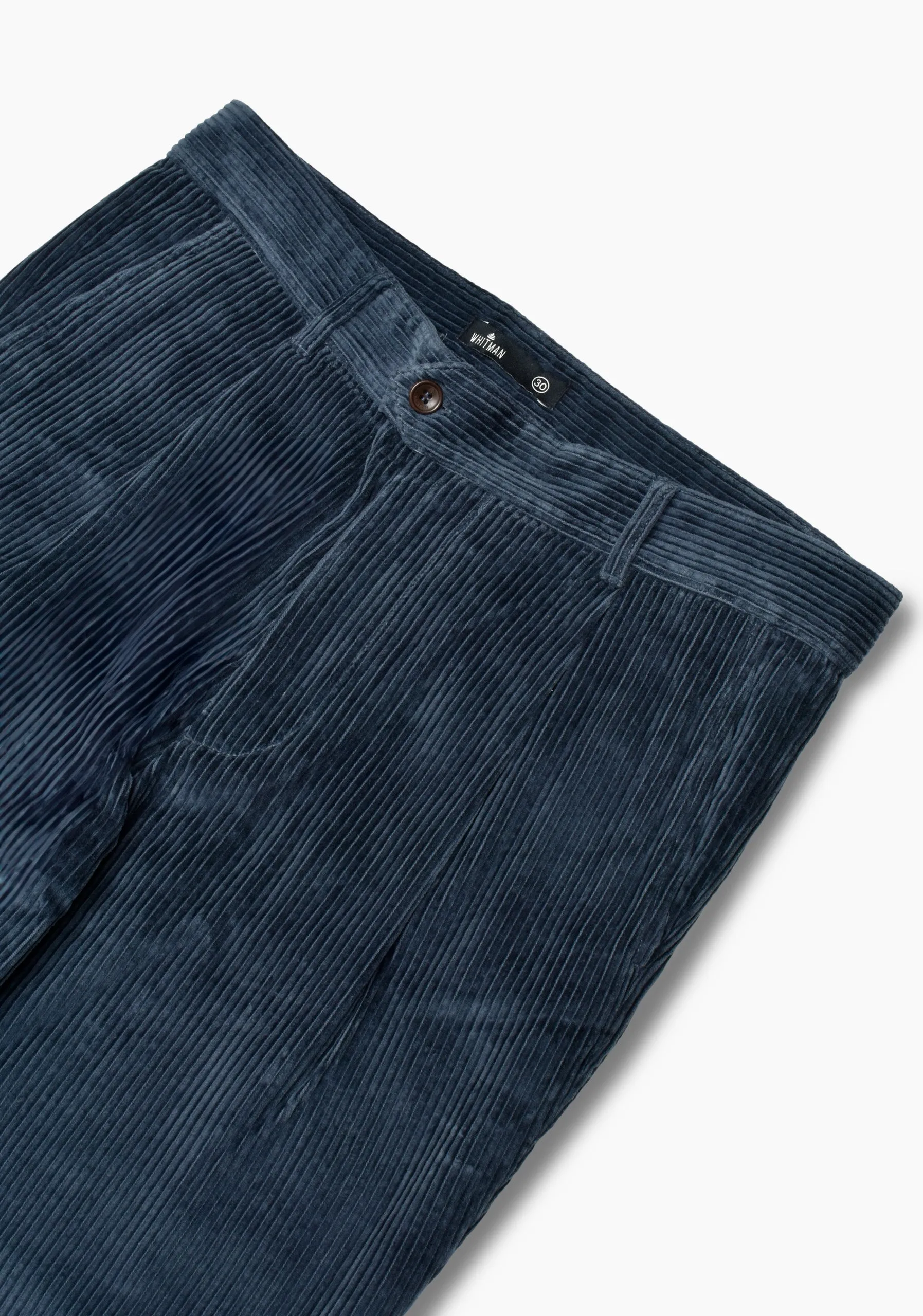 Hudson Corduroy Blue Trousers