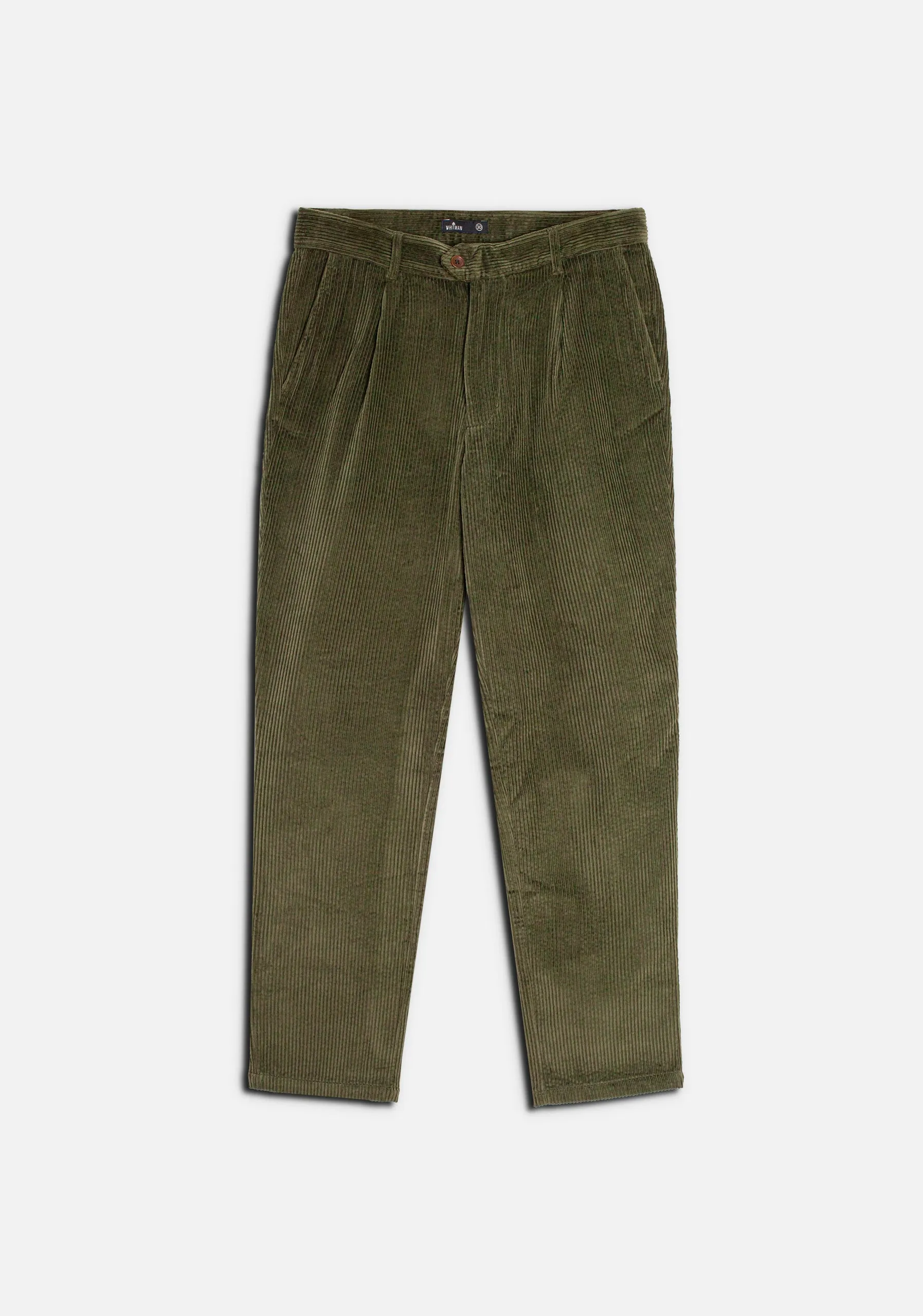 Hudson Corduroy Medium Green Trousers