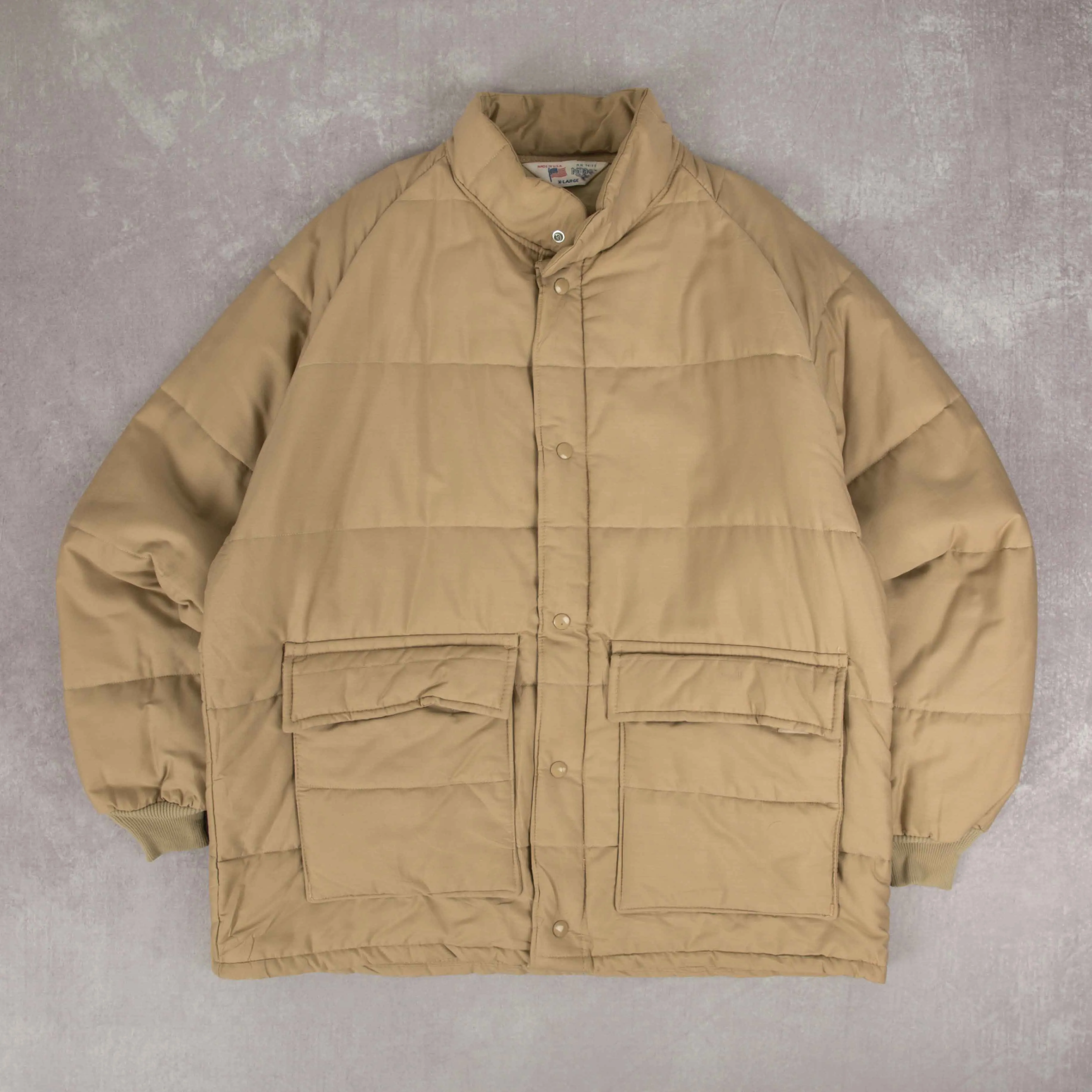 MEN'S VINTAGE 1980S PUFFER JACKET - X-LARGE
