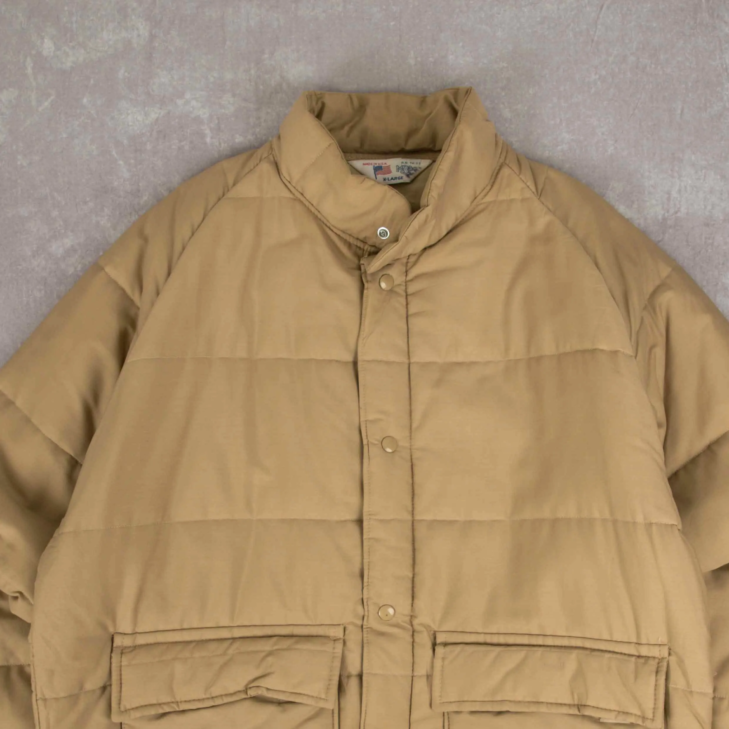 MEN'S VINTAGE 1980S PUFFER JACKET - X-LARGE