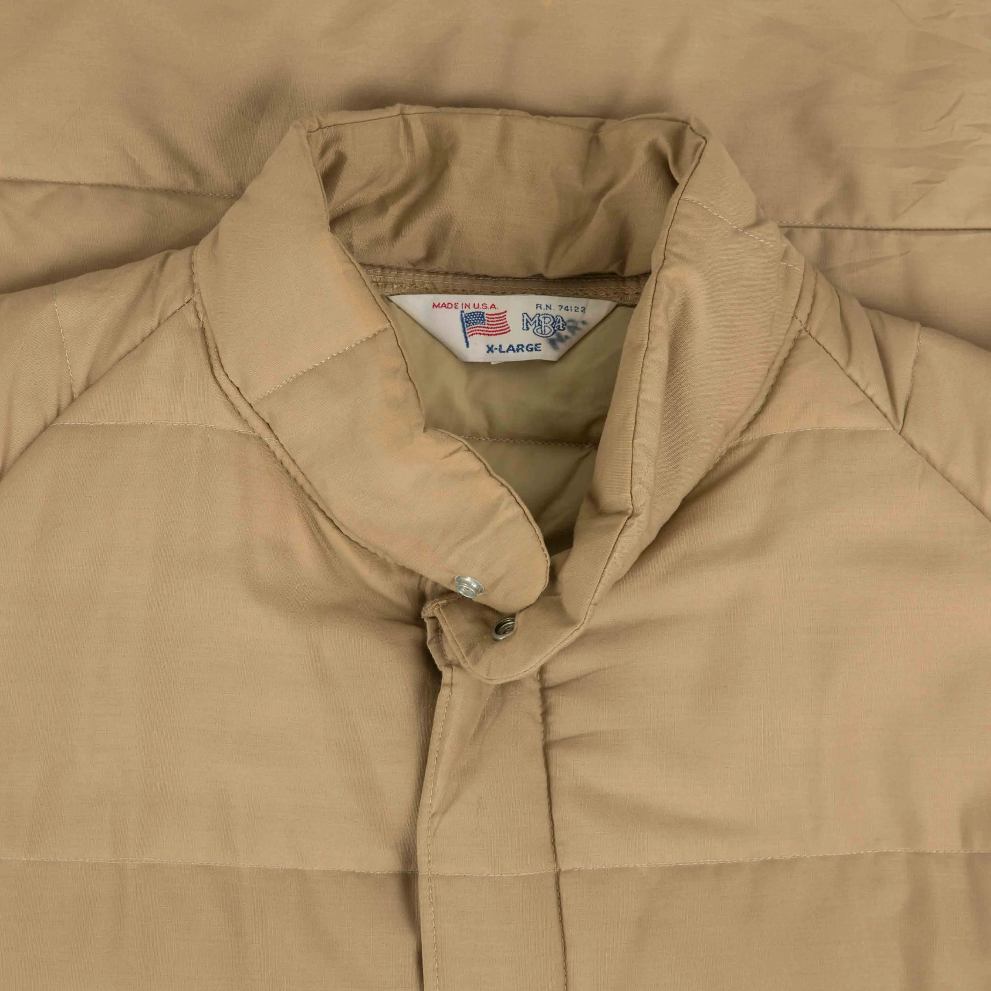 MEN'S VINTAGE 1980S PUFFER JACKET - X-LARGE