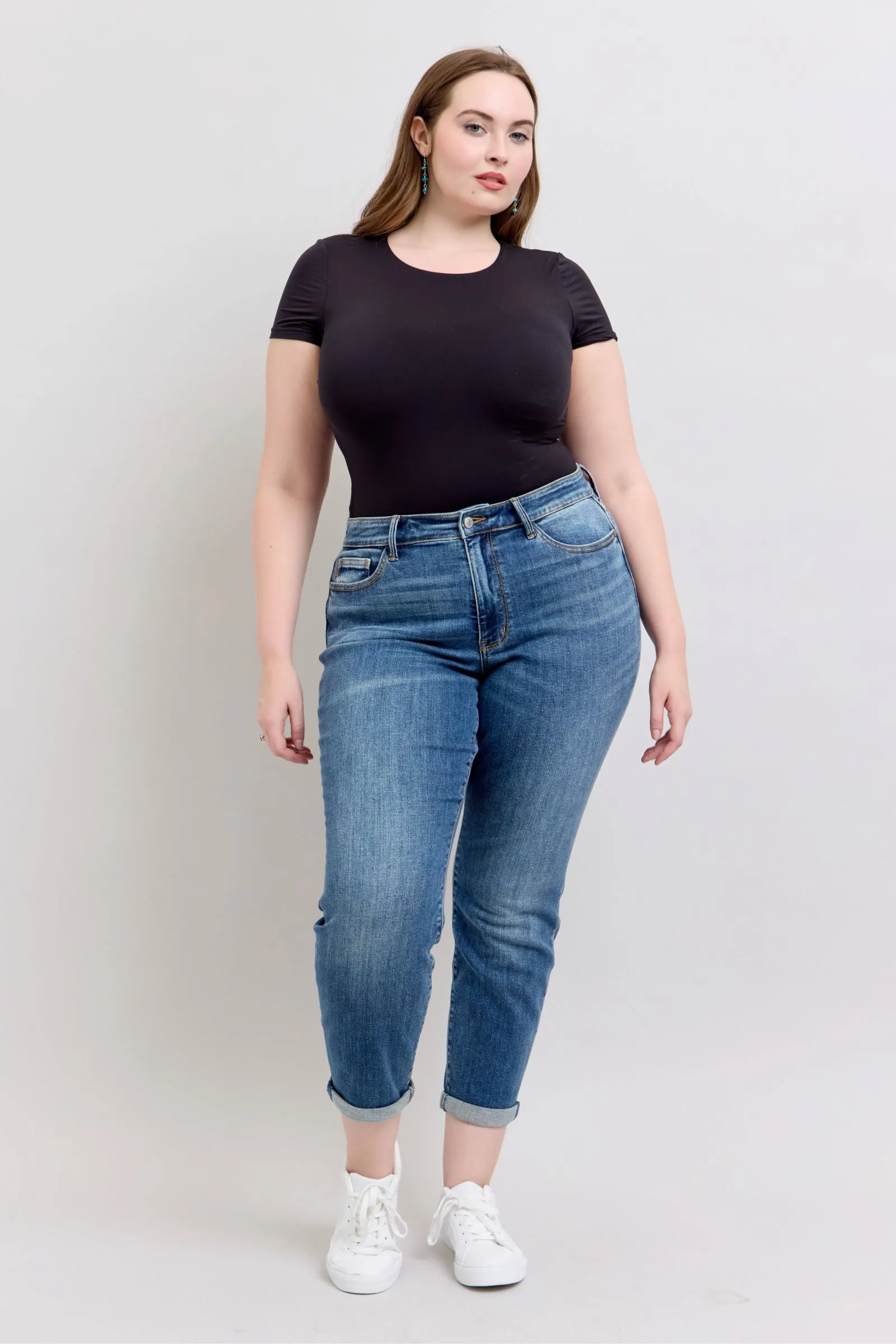 Mid Rise Vintage Wash Boyfriend