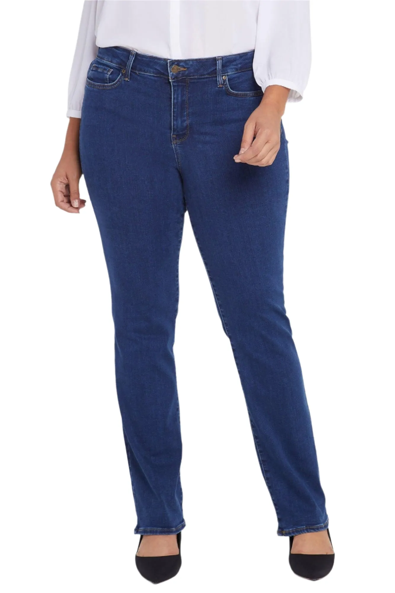 NYDJ - 'Lift & Tuck' MARILYN Straight Leg Jeans -Size 14US suit 18AU