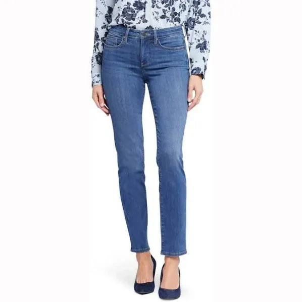 NYDJ 'Sheri Slim ' Blue Stretch Jeans-Size  4 US or 8 AU