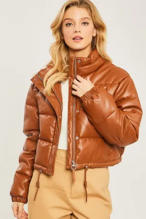 Oaklyn Puffer Jacket (Cognac)