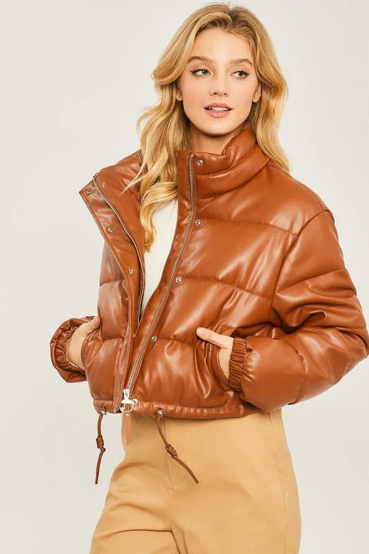 Oaklyn Puffer Jacket (Cognac)