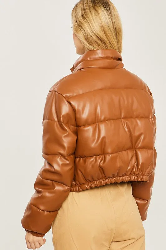 Oaklyn Puffer Jacket (Cognac)