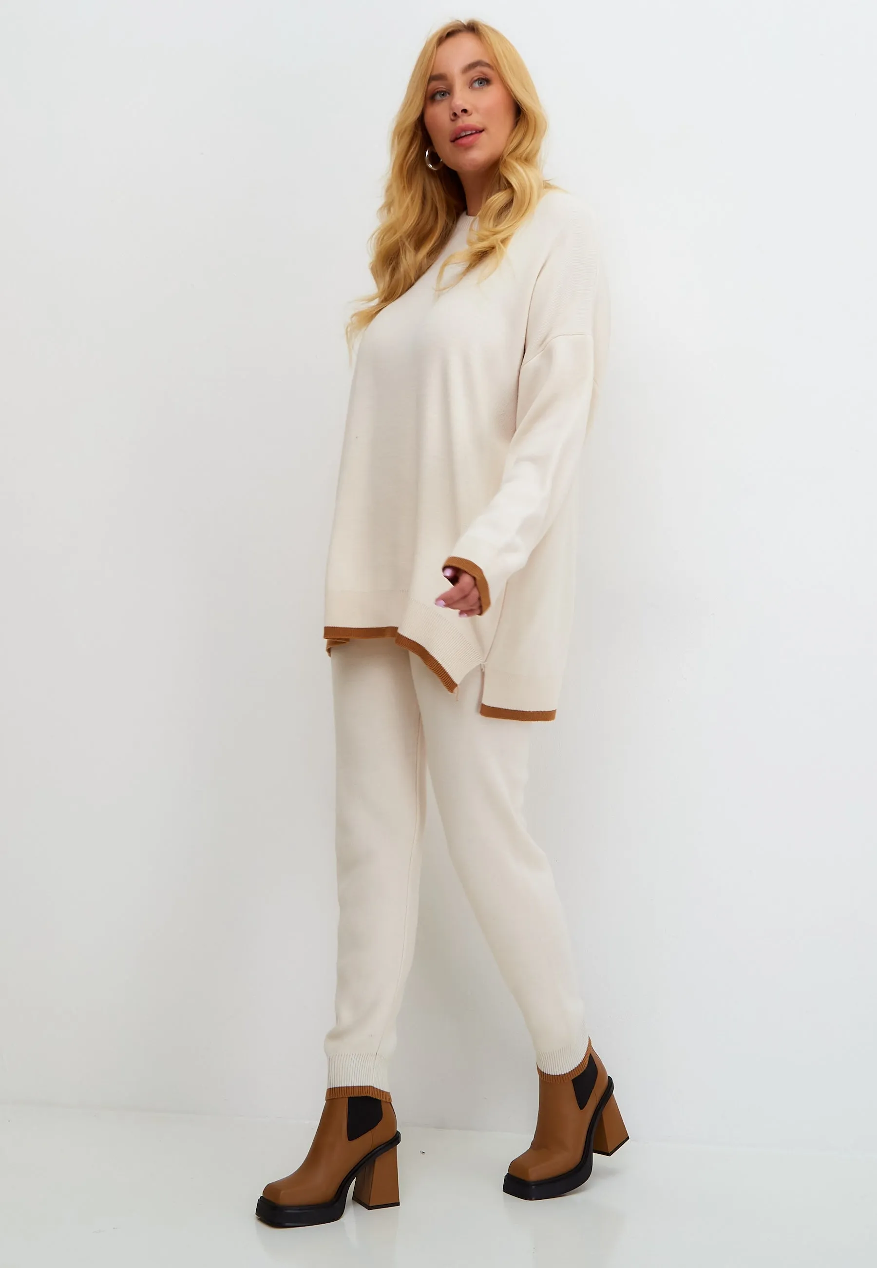 Oversized Jogger set - Beige
