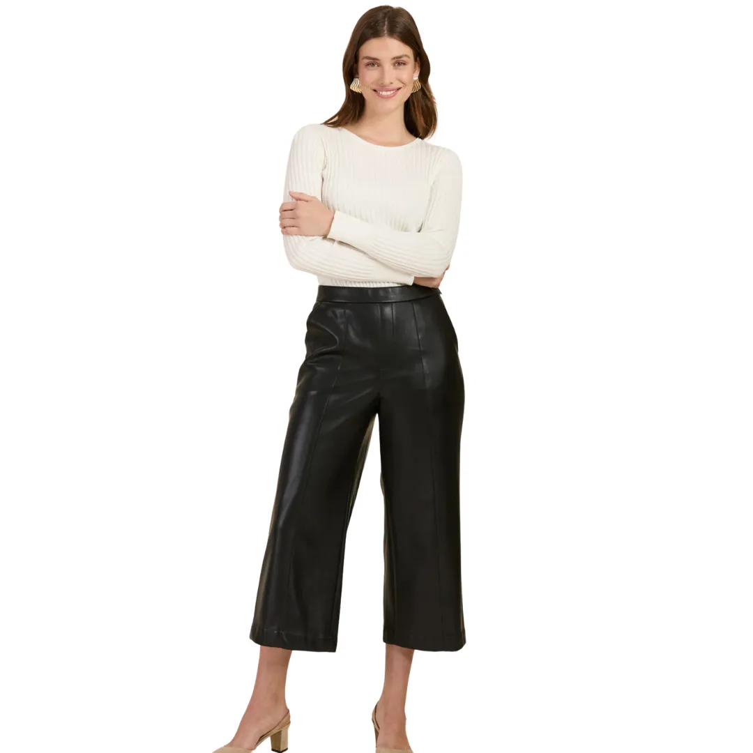 Payton Pleather Crop
