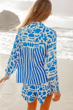 PEGGY SHIRT / GEO PRINT