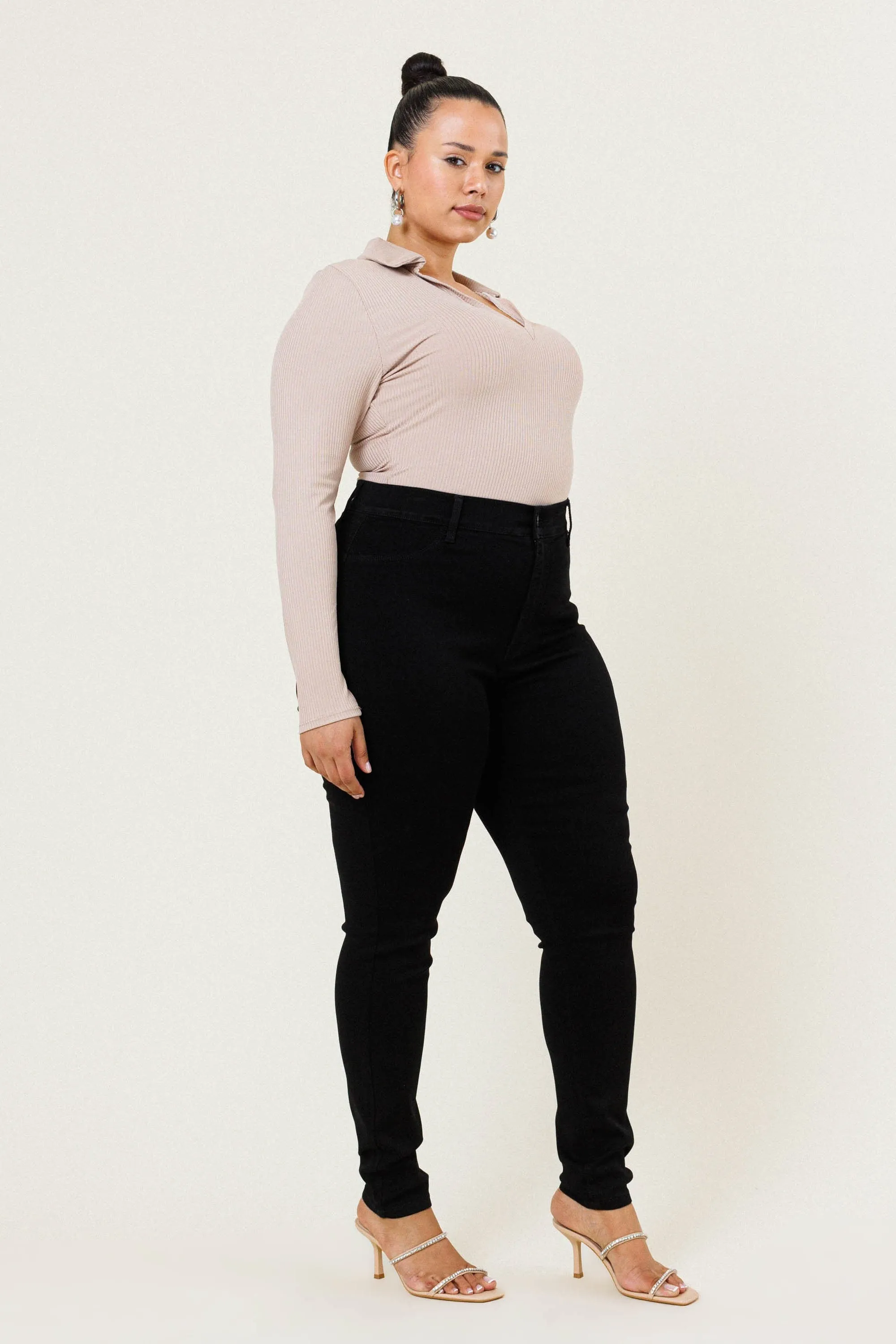 Plus Cozy Stretchy Skinny Jeans