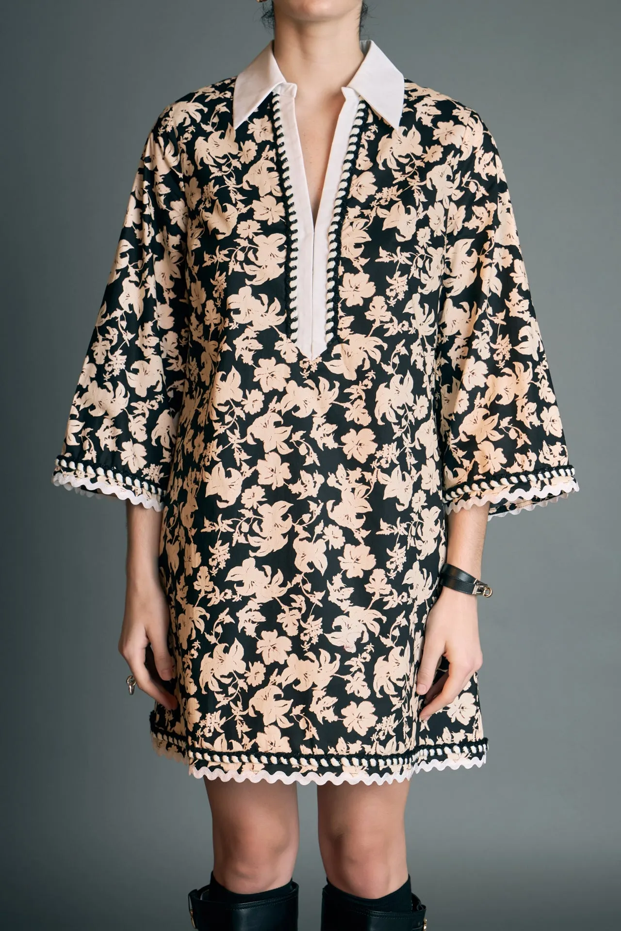 Printed Midi Dress