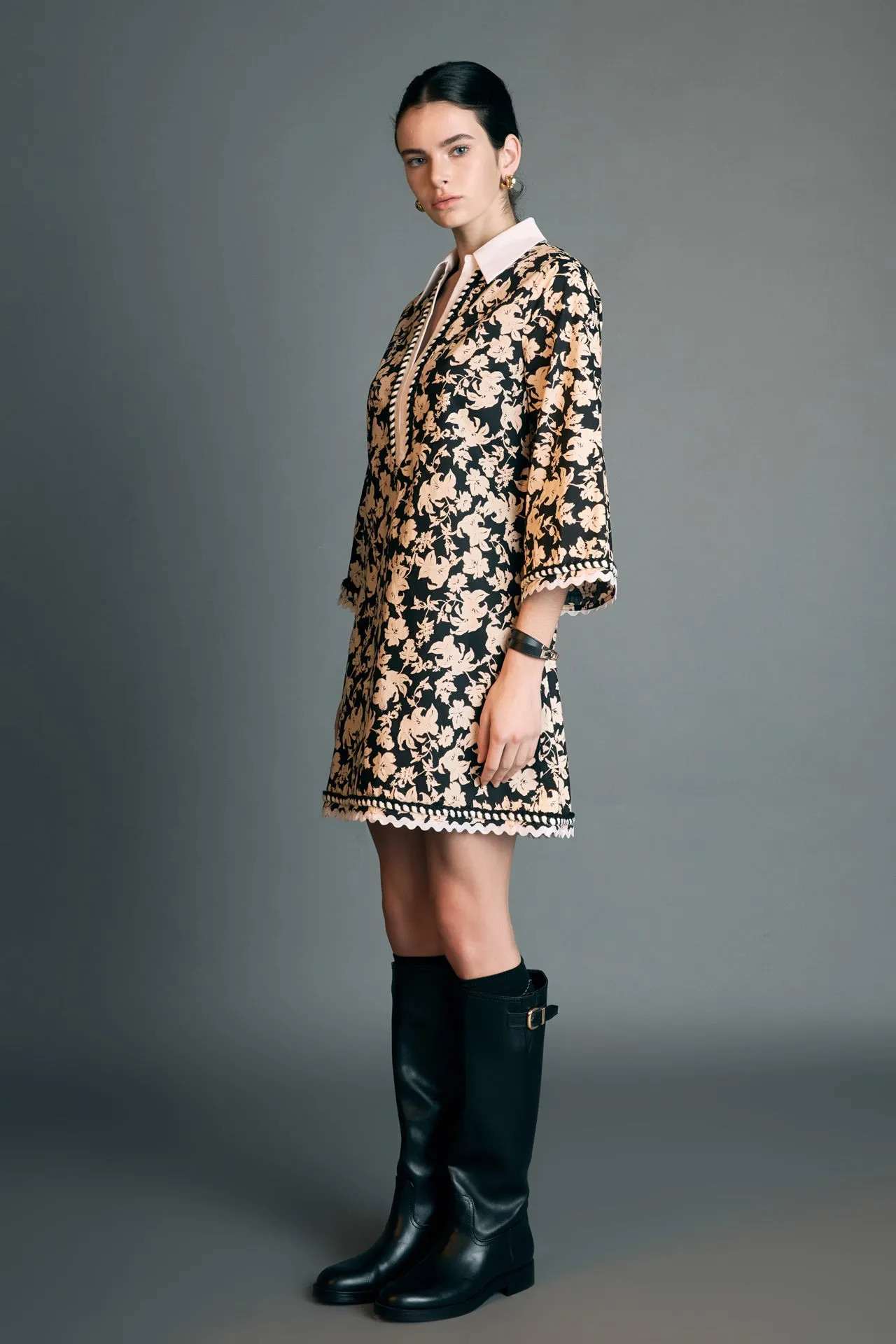 Printed Midi Dress