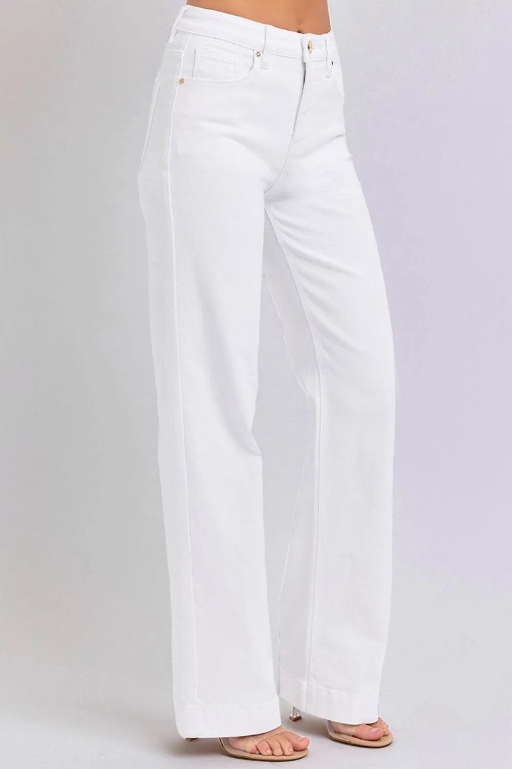 RISEN Full Size High Waist Straight Jeans