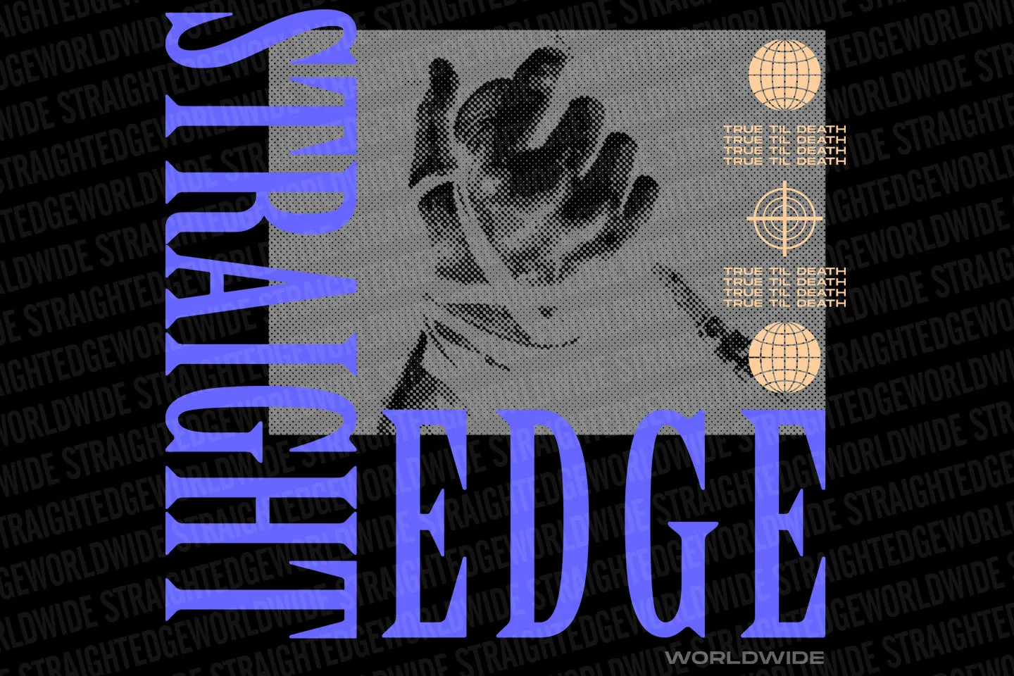 Straight Edge Fist Long Sleeve Tee
