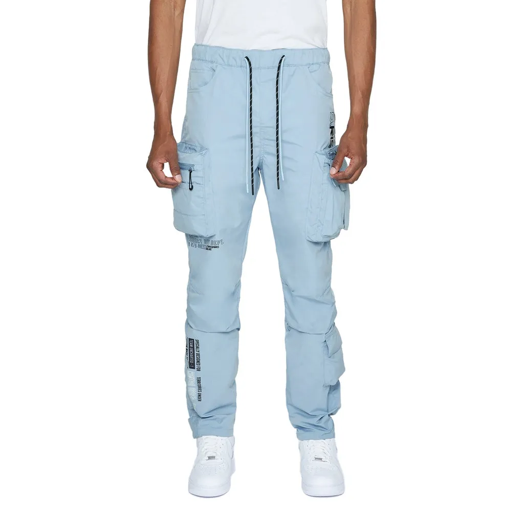 Utility Windbreaker Pants - Pale Blue
