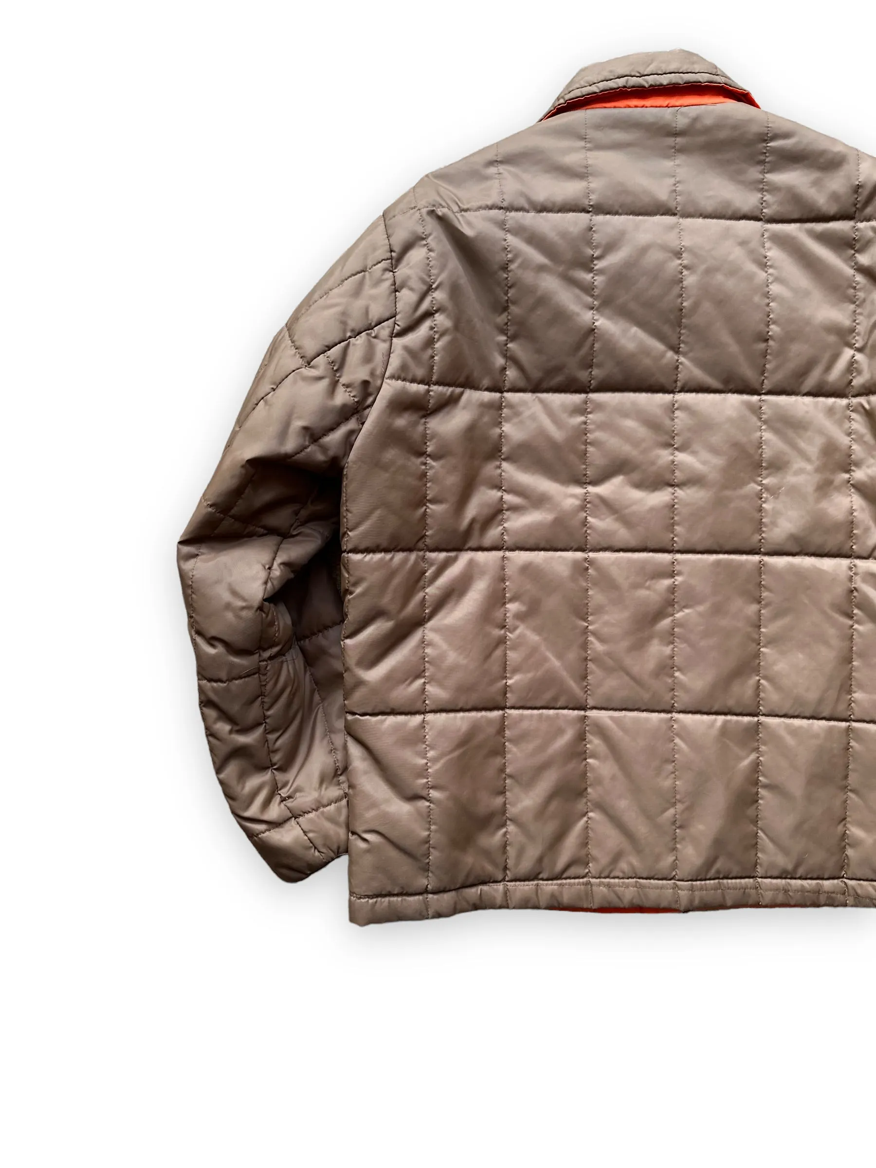 Vintage Reversible Puffer Jacket SZ L | Vintage Puffer Jacket Seattle | Barn Owl Vintage Seattle