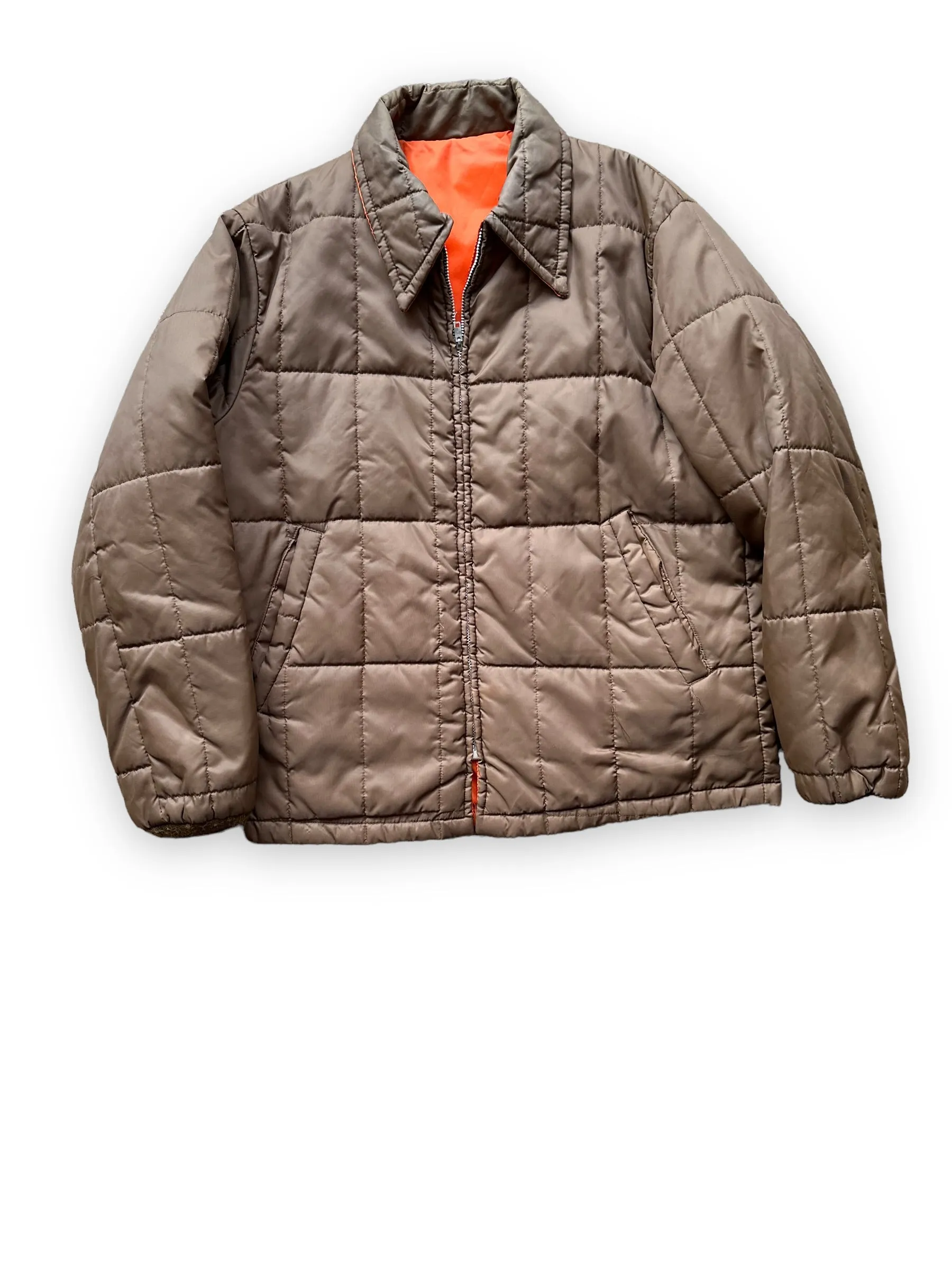 Vintage Reversible Puffer Jacket SZ L | Vintage Puffer Jacket Seattle | Barn Owl Vintage Seattle