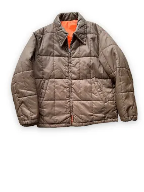 Vintage Reversible Puffer Jacket SZ L | Vintage Puffer Jacket Seattle | Barn Owl Vintage Seattle